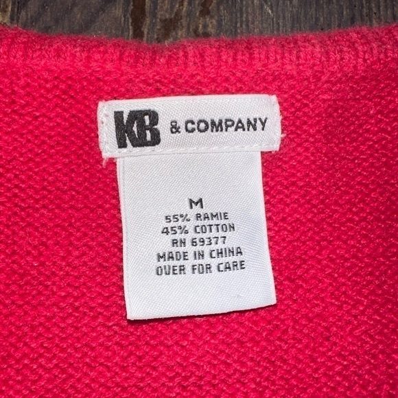 VINTAGE Ugly Christmas Sweater Vest Stockings Sequins Embroidered Beaded - Picture 8 of 8